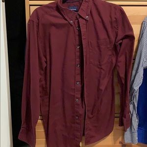 Maroon dress shirt